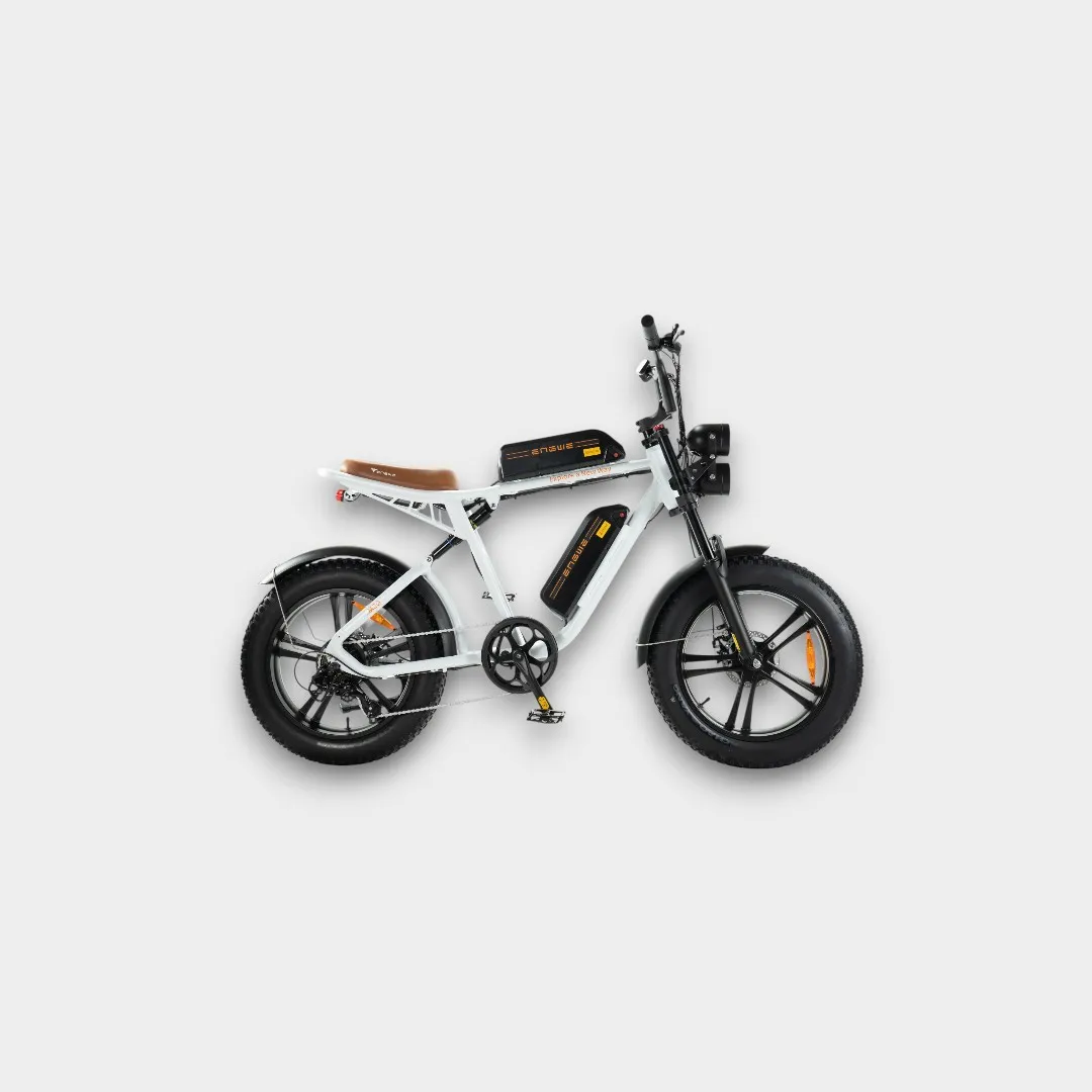ENGWE M20 Fatbike met Dubbele Accu in Wit - SEO vriendelijke product titel